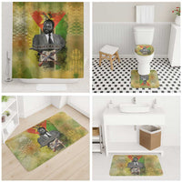 Samora Machel Bathroom Set Mozambique Flag Unity and Victory Quote Liberation Struggle - African Freedom Tribute - Wonder Print Shop