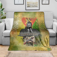 Samora Machel Blanket Mozambique Flag Unity and Victory Quote Liberation Struggle - African Freedom Tribute - Wonder Print Shop