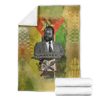 Samora Machel Blanket Mozambique Flag Unity and Victory Quote Liberation Struggle - African Freedom Tribute - Wonder Print Shop