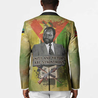 Samora Machel Blazer Mozambique Flag Unity and Victory Quote Liberation Struggle - African Freedom Tribute - Wonder Print Shop