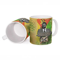 Samora Machel Ceramic Mug Mozambique Flag Unity and Victory Quote Liberation Struggle - African Freedom Tribute - Wonder Print Shop