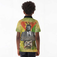Samora Machel Kid Polo Shirt Mozambique Flag Unity and Victory Quote Liberation Struggle - African Freedom Tribute - Wonder Print Shop