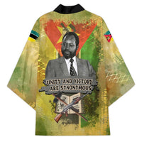 Samora Machel Kimono Mozambique Flag Unity and Victory Quote Liberation Struggle - African Freedom Tribute - Wonder Print Shop