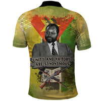 Samora Machel Polo Shirt Mozambique Flag Unity and Victory Quote Liberation Struggle - African Freedom Tribute - Wonder Print Shop