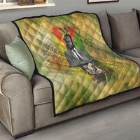 Samora Machel Quilt Mozambique Flag Unity and Victory Quote Liberation Struggle - African Freedom Tribute - Wonder Print Shop