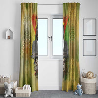 Samora Machel Window Curtain Mozambique Flag Unity and Victory Quote Liberation Struggle - African Freedom Tribute - Wonder Print Shop