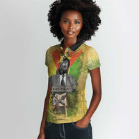 Samora Machel Women Polo Shirt Mozambique Flag Unity and Victory Quote Liberation Struggle - African Freedom Tribute - Wonder Print Shop