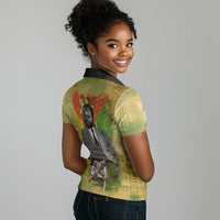 Samora Machel Women Polo Shirt Mozambique Flag Unity and Victory Quote Liberation Struggle - African Freedom Tribute - Wonder Print Shop