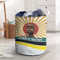 Samora Machel Laundry Basket Radiant Sunburst Bold Anti-Colonial Quote Mozambique Liberation - African Revolutionary Art - Wonder Print Shop