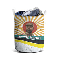 Samora Machel Laundry Basket Radiant Sunburst Bold Anti-Colonial Quote Mozambique Liberation - African Revolutionary Art - Wonder Print Shop