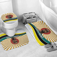 Samora Machel Bathroom Set Radiant Sunburst Bold Anti-Colonial Quote Mozambique Liberation - African Revolutionary Art - Wonder Print Shop