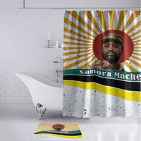 Samora Machel Bathroom Set Radiant Sunburst Bold Anti-Colonial Quote Mozambique Liberation - African Revolutionary Art - Wonder Print Shop