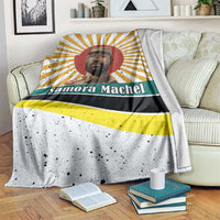 Samora Machel Blanket Radiant Sunburst Bold Anti-Colonial Quote Mozambique Liberation - African Revolutionary Art - Wonder Print Shop