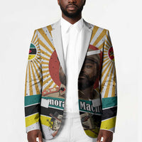 Samora Machel Blazer Radiant Sunburst Bold Anti-Colonial Quote Mozambique Liberation - African Revolutionary Art - Wonder Print Shop