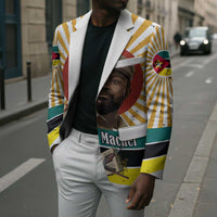 Samora Machel Blazer Radiant Sunburst Bold Anti-Colonial Quote Mozambique Liberation - African Revolutionary Art - Wonder Print Shop