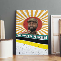 Samora Machel Canvas Wall Art Radiant Sunburst Bold Anti-Colonial Quote Mozambique Liberation - African Revolutionary Art - Wonder Print Shop