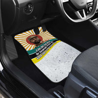 Samora Machel Car Mats Radiant Sunburst Bold Anti-Colonial Quote Mozambique Liberation - African Revolutionary Art - Wonder Print Shop