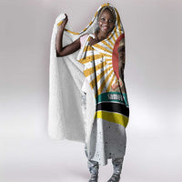 Samora Machel Hooded Blanket Radiant Sunburst Bold Anti-Colonial Quote Mozambique Liberation - African Revolutionary Art - Wonder Print Shop