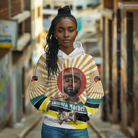 Samora Machel Hoodie Radiant Sunburst Bold Anti-Colonial Quote Mozambique Liberation - African Revolutionary Art - Wonder Print Shop