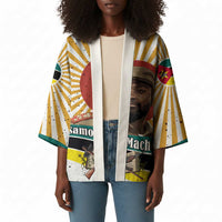 Samora Machel Kimono Radiant Sunburst Bold Anti-Colonial Quote Mozambique Liberation - African Revolutionary Art - Wonder Print Shop
