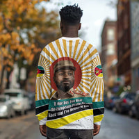 Samora Machel Long Sleeve Shirt Radiant Sunburst Bold Anti-Colonial Quote Mozambique Liberation - African Revolutionary Art - Wonder Print Shop