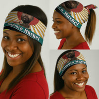 Samora Machel Neck Gaiter Radiant Sunburst Bold Anti-Colonial Quote Mozambique Liberation - African Revolutionary Art - Wonder Print Shop
