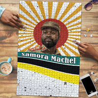 Samora Machel Puzzle Radiant Sunburst Bold Anti-Colonial Quote Mozambique Liberation - African Revolutionary Art - Wonder Print Shop