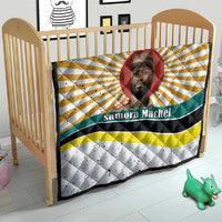 Samora Machel Quilt Radiant Sunburst Bold Anti-Colonial Quote Mozambique Liberation - African Revolutionary Art - Wonder Print Shop