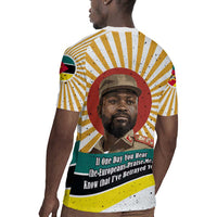 Samora Machel Rugby Jersey Radiant Sunburst Bold Anti-Colonial Quote Mozambique Liberation - African Revolutionary Art - Wonder Print Shop