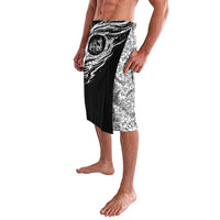 I'm Coming to the Cottage Lavalava with Hand-Drawn Floral Pattern