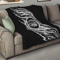 I'm Coming to the Cottage Quilt with Hand-Drawn Floral Pattern