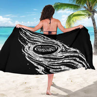 I'm Coming to the Cottage Sarong with Hand-Drawn Floral Pattern