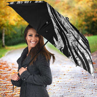 I'm Coming to the Cottage Umbrella with Hand-Drawn Floral Pattern