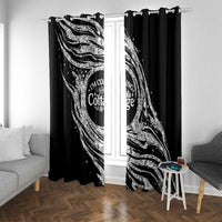 I'm Coming to the Cottage Window Curtain with Hand-Drawn Floral Pattern