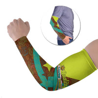 Quality Learning Center Arm Sleeves with School Supply Doodle Pattern