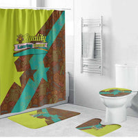 Quality Learning Center Bathroom Set with School Supply Doodle Pattern
