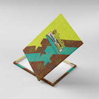 Quality Learning Center Canvas Wall Art with School Supply Doodle Pattern