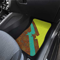 Quality Learning Center Car Mats with School Supply Doodle Pattern