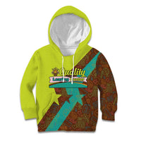 Quality Learning Center Kid Hoodie with School Supply Doodle Pattern
