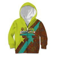 Quality Learning Center Kid Hoodie with School Supply Doodle Pattern