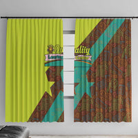 Quality Learning Center Window Curtain with School Supply Doodle Pattern