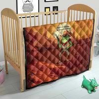 Cowboy Frog Outlaw Quilt with Desert Sunset Silhouette Pattern
