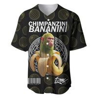 Chimpanzi Bananini Primate Baseball Jersey with 3D Wireframe Globe Pattern