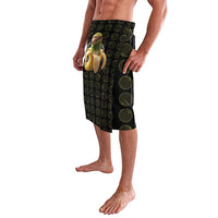 Chimpanzi Bananini Primate Lavalava with 3D Wireframe Globe Pattern