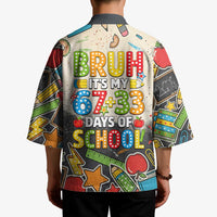 Bruh Its My 67 33 Days of School Kimono Funny Boys Kids 100th Day