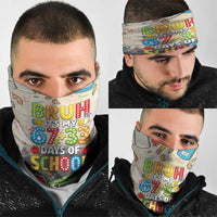 Bruh Its My 67 33 Days of School Neck Gaiter Funny Boys Kids 100th Day