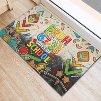 Bruh Its My 67 33 Days of School Rubber Doormat Funny Boys Kids 100th Day