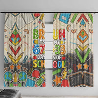 Bruh Its My 67 33 Days of School Window Curtain Funny Boys Kids 100th Day
