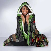100 Days Level Unlocked Hooded Blanket Gaming 100 Days of School Boys