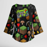 100 Days Level Unlocked Kimono Sleeve Blouse Gaming 100 Days of School Boys
